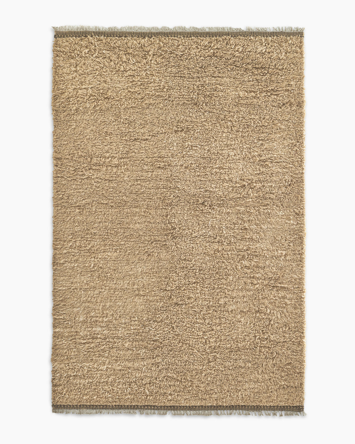 Dover Wool Shag Rug - 5' x 8' / Natural