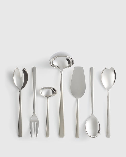 Linea 7-Pc Serving Utensil Set by Mepra - One Size / Polished Stainless Steel