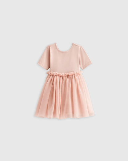 Organic Cotton Tulle Tutu Dress - 6-9M / Lilac Mauve