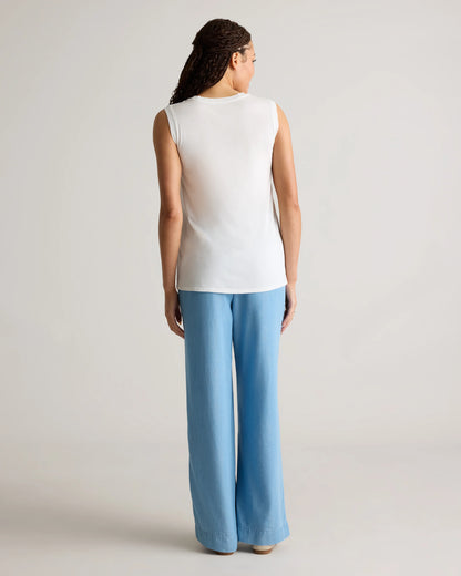 Cotton Modal Muscle Tank - XS / White