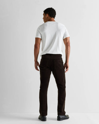 Organic Stretch Corduroy 5-Pocket Pants - 30X30 / Espresso