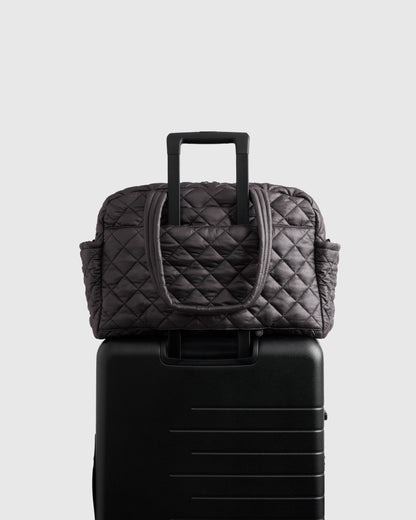 Transit Quilted Duffle Bag - One Size / Taupe Brown