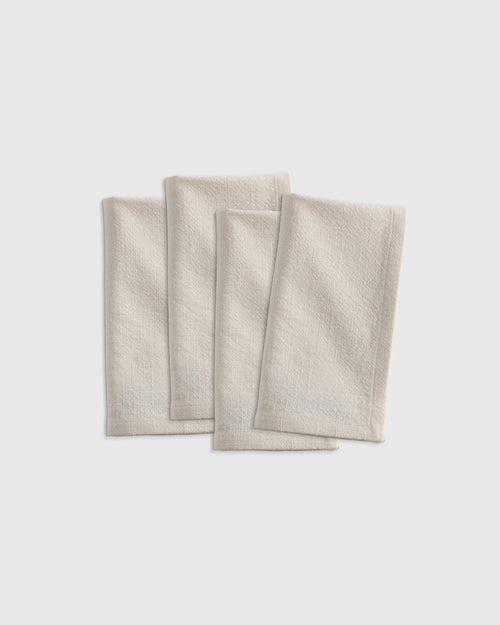 Organic Cotton Napkins - One Size / Warm White