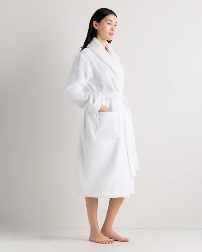 Turkish Cotton Terry Robe - XS / White