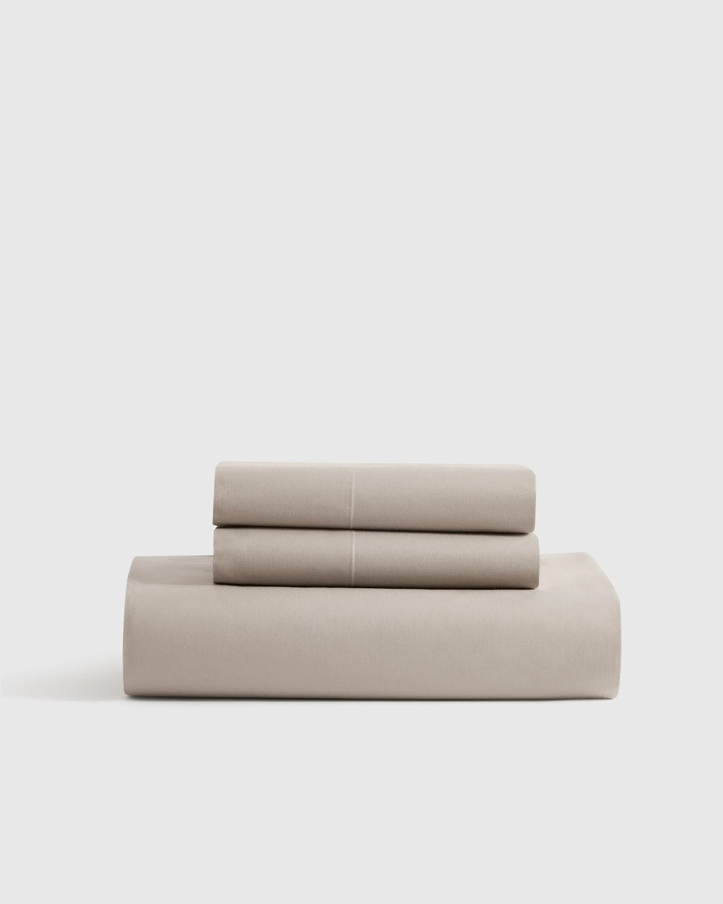 Organic Crisp Percale Fitted Sheet Set - Twin / Espresso