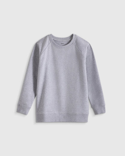 Organic Cotton French Terry Crew Neck Sweatshirt - 6 / Heart Graphic