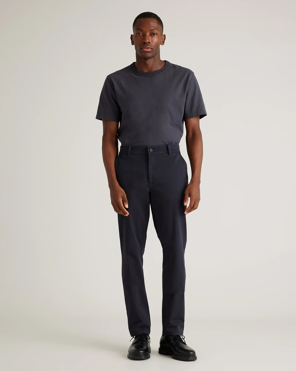 Organic Cotton Stretch Chinos - 30X30 / Dark Charcoal