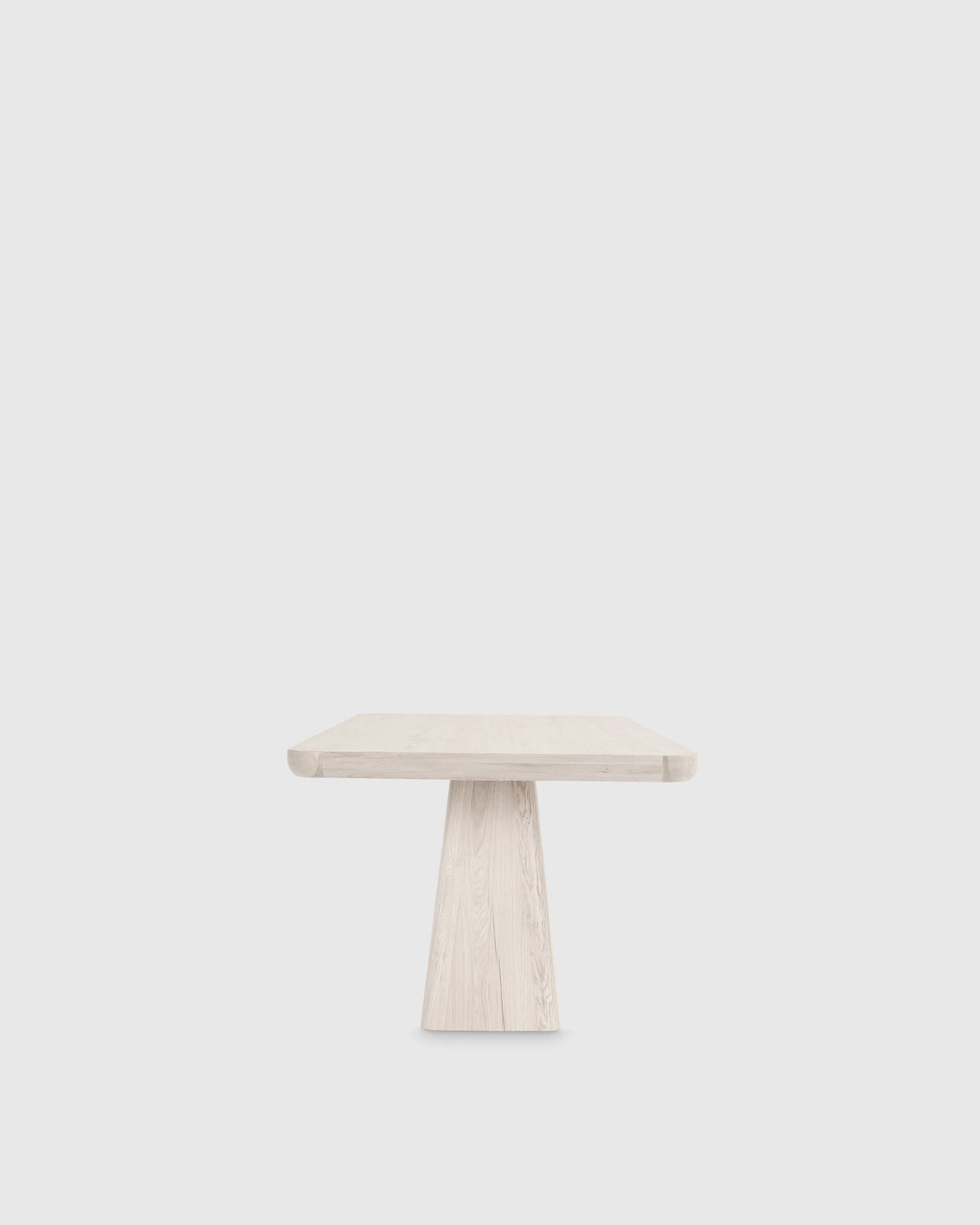 Rustic Oak Plinth Dining Table - 71" / Natural