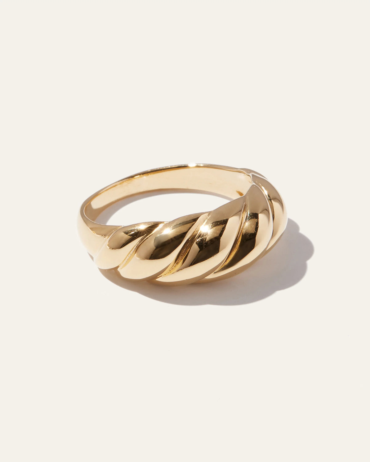 Croissant Ring - 4 / Gold Vermeil