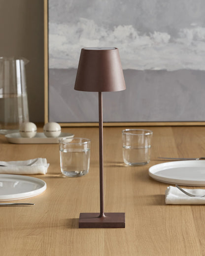 Poldina Pro Rechargeable Table Lamp by Zafferano - Regular / White