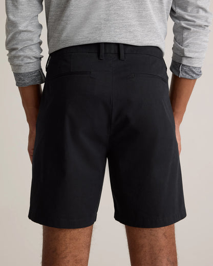 Organic Cotton Classic Stretch Chino Shorts - 7" - 30 / Stone