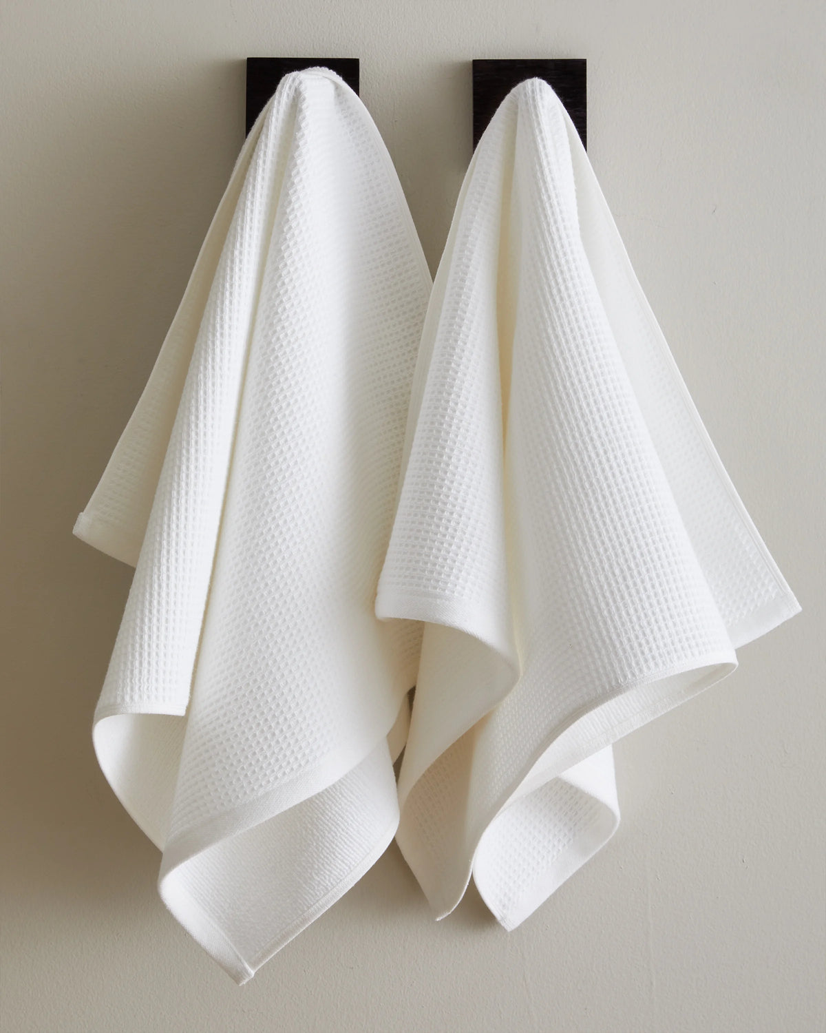 Turkish Waffle Terry Hand Towel (Set of 2) - One Size / White
