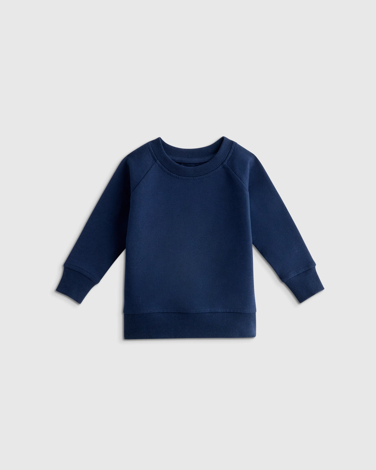 Organic Cotton French Terry Crew Neck Sweatshirt - 3-6M / Blue Stars