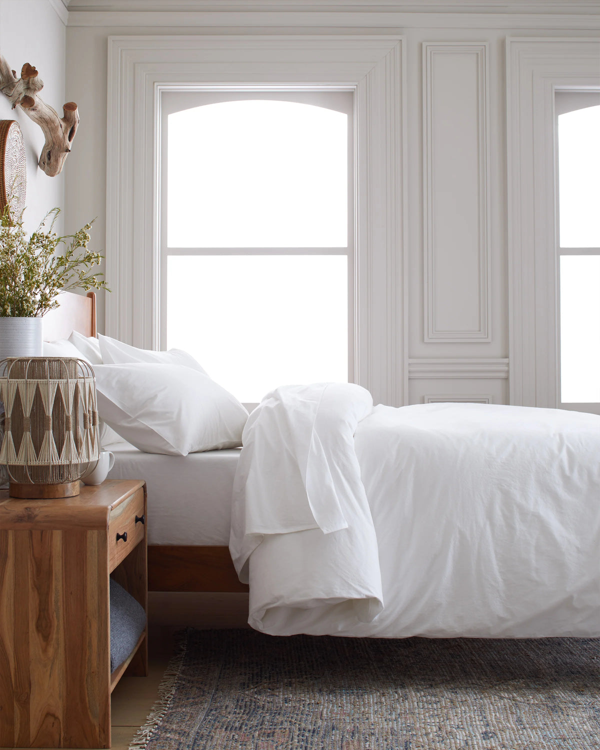 Organic Brushed Cotton Sham Set - Standard / Toffee