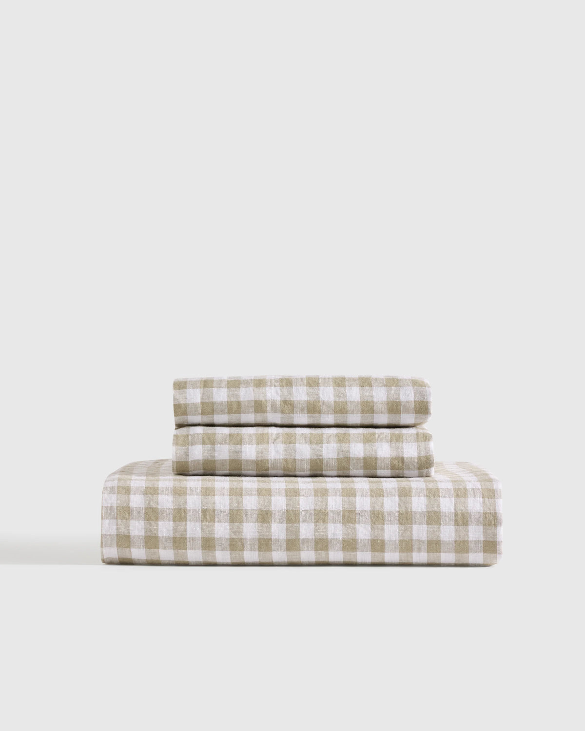 European Linen Fitted Sheet Set - Twin / Peach