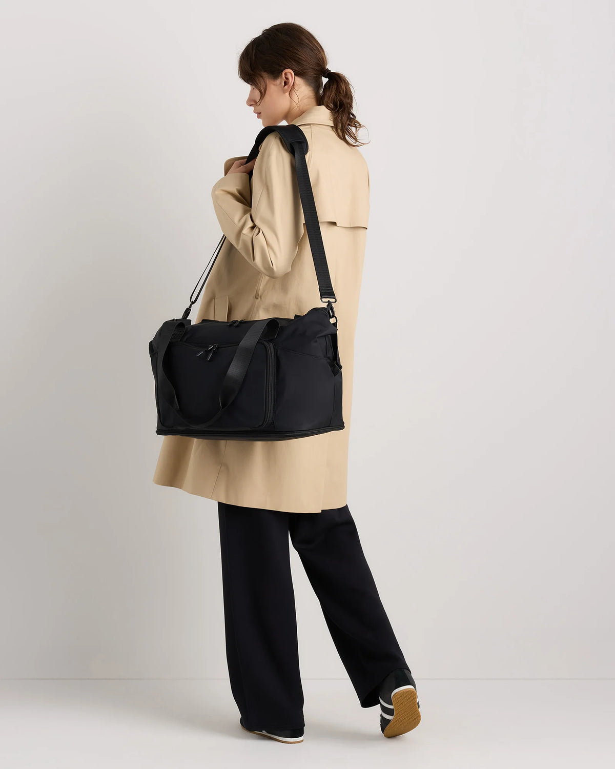 Packable Expandable Travel Tote - One Size / Black