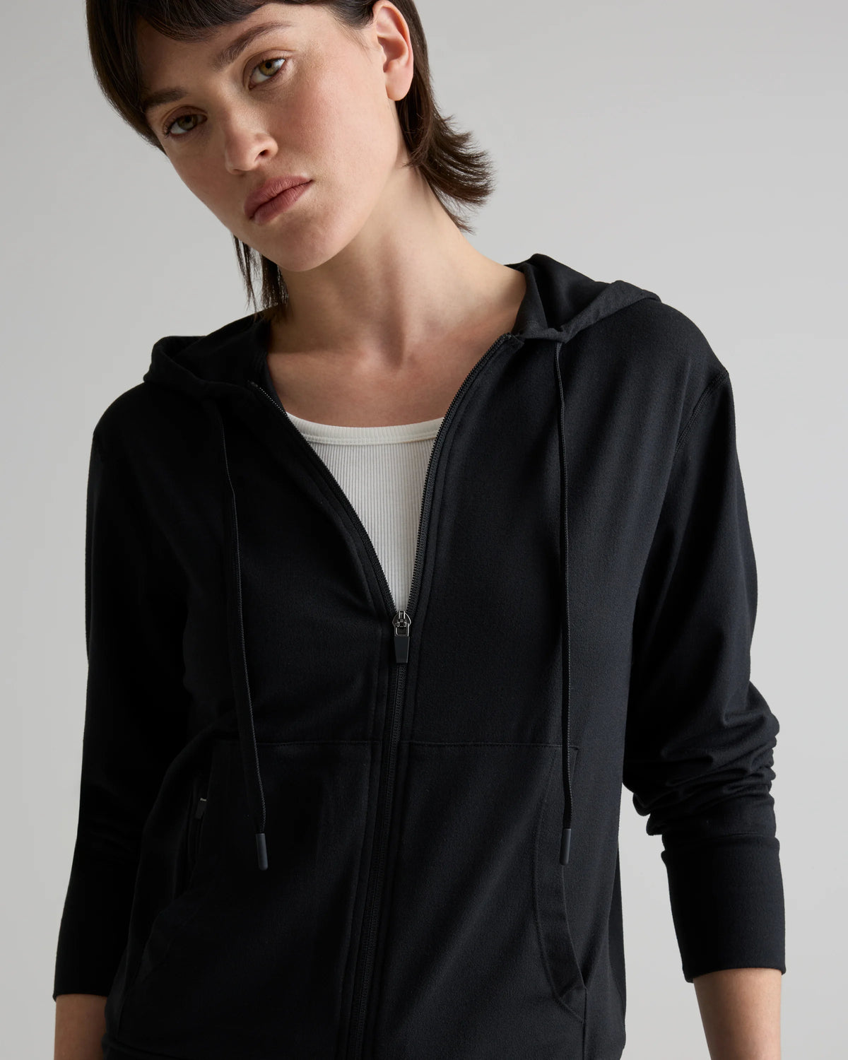Flowknit Full-Zip Hoodie - XS / Heather Deep Navy