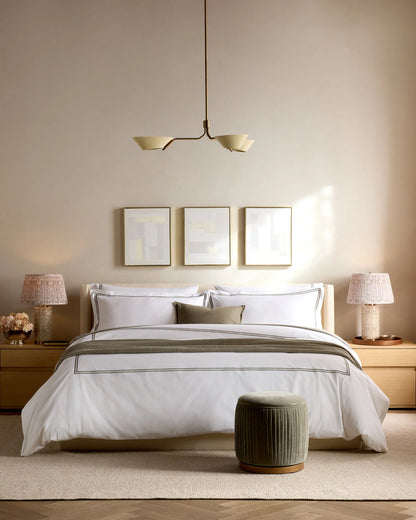 Organic Crisp Percale Sham Set - Standard / White