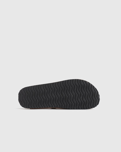 Water Repellent Suede Clog Mule - 5 / Dune