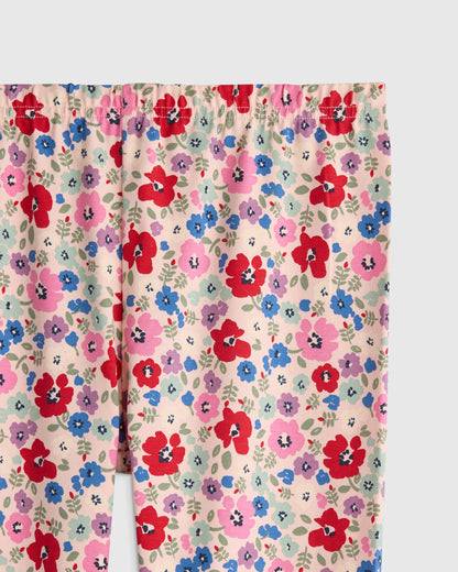 Organic Cotton Leggings - 2T / Red