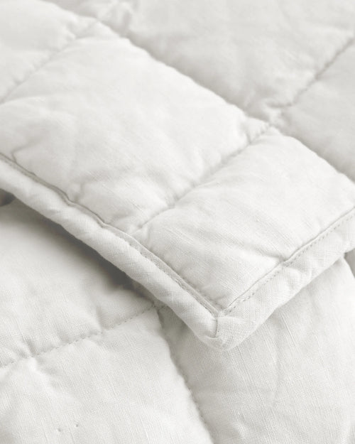 European Linen Toddler Quilt - One Size / Mist
