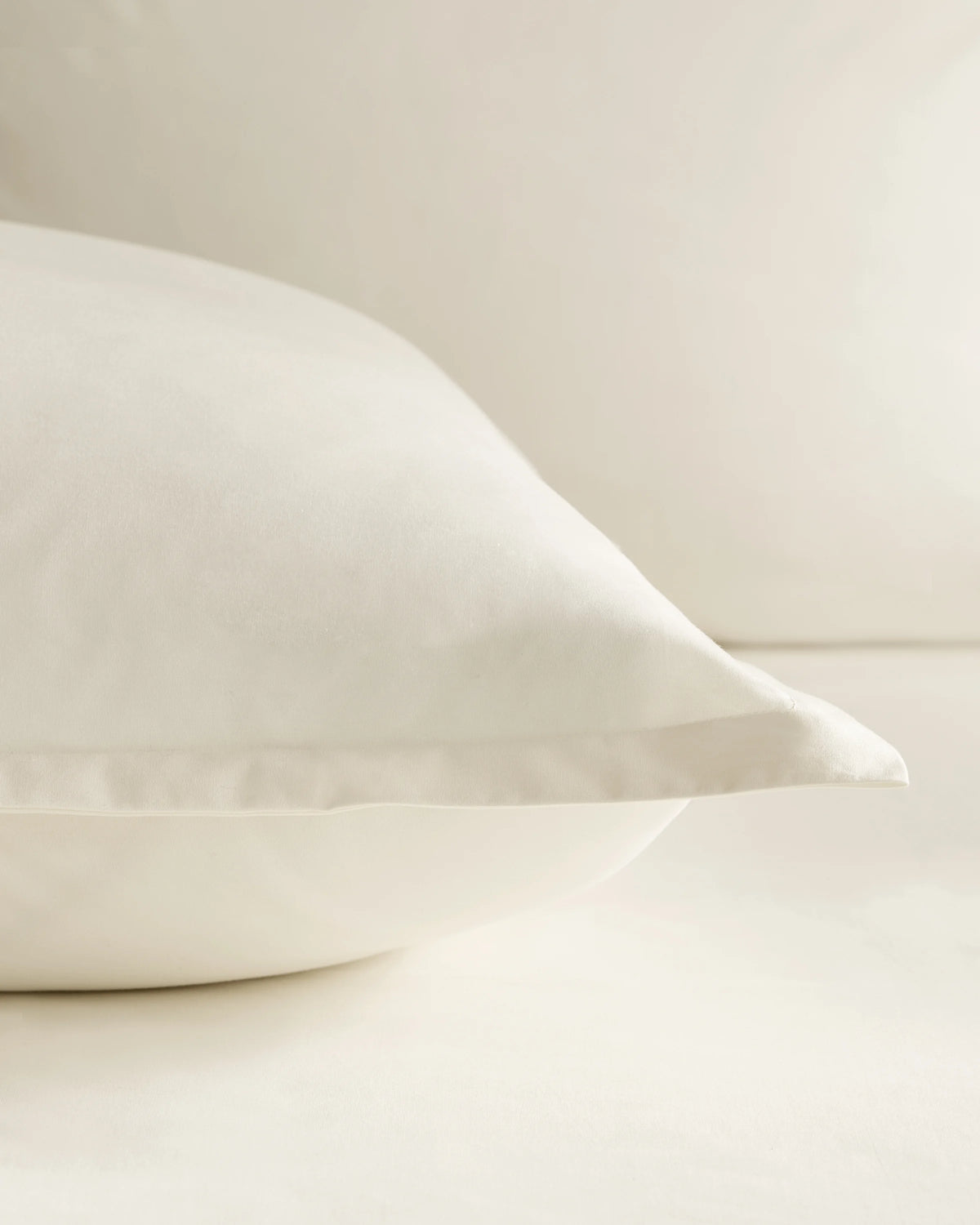 Organic Crisp Percale Euro Sham - Euro / White
