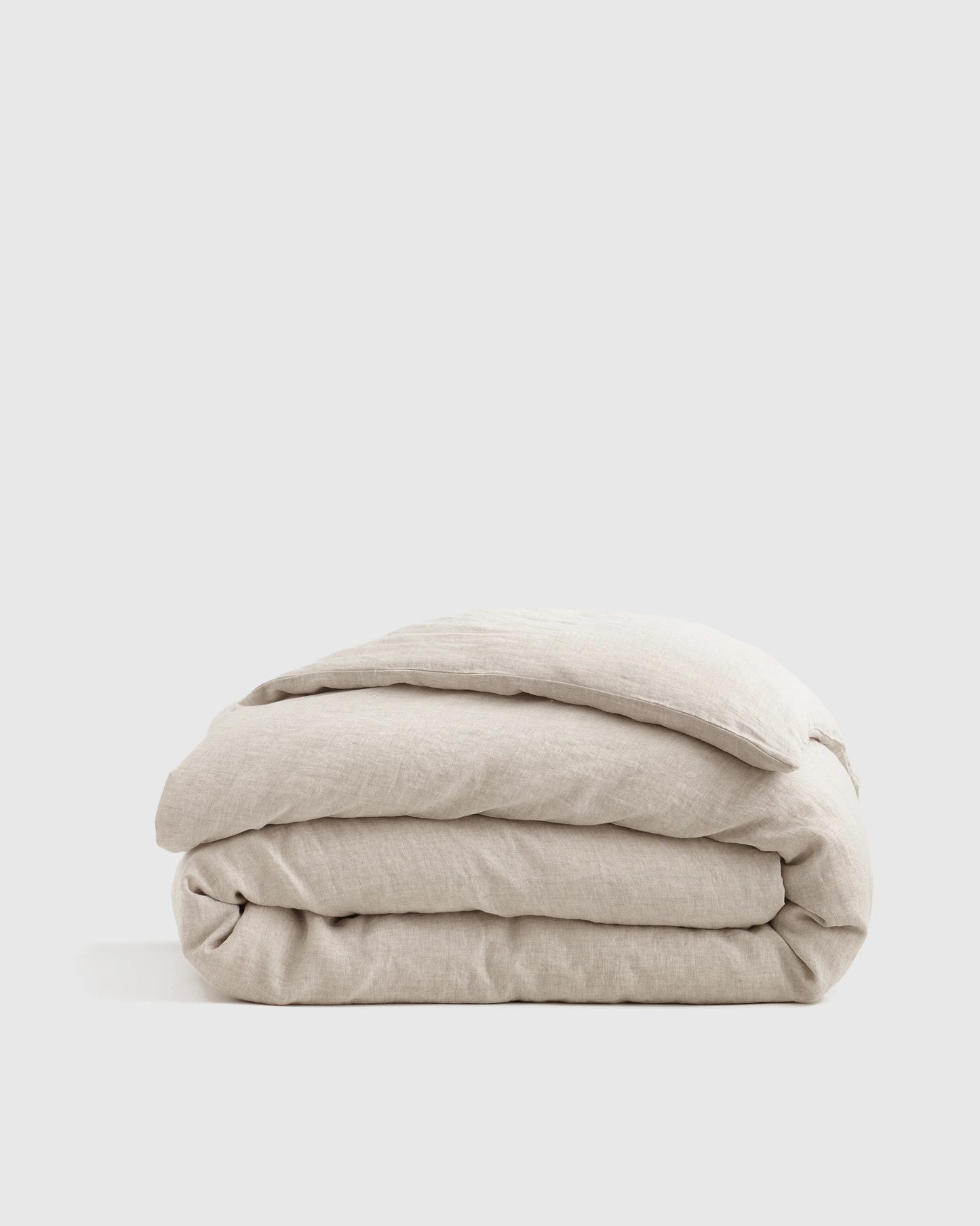 European Linen Duvet Cover - Twin / Peach