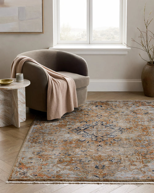 Sari Performance Rug - 5'3" x 7'10" / Spice/Gold