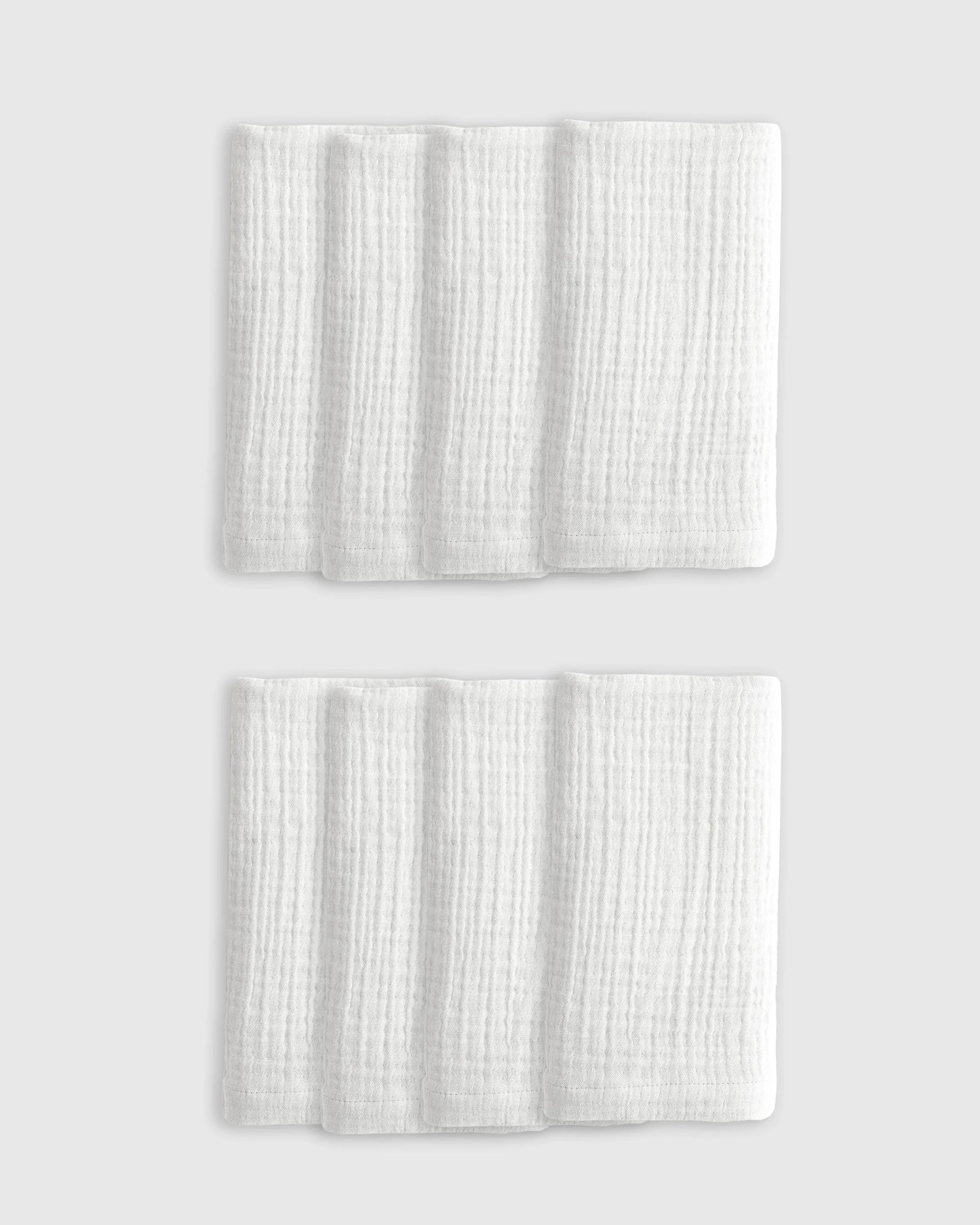 Organic Cotton Gauze Napkins (Set of 8) - One Size / Chocolate