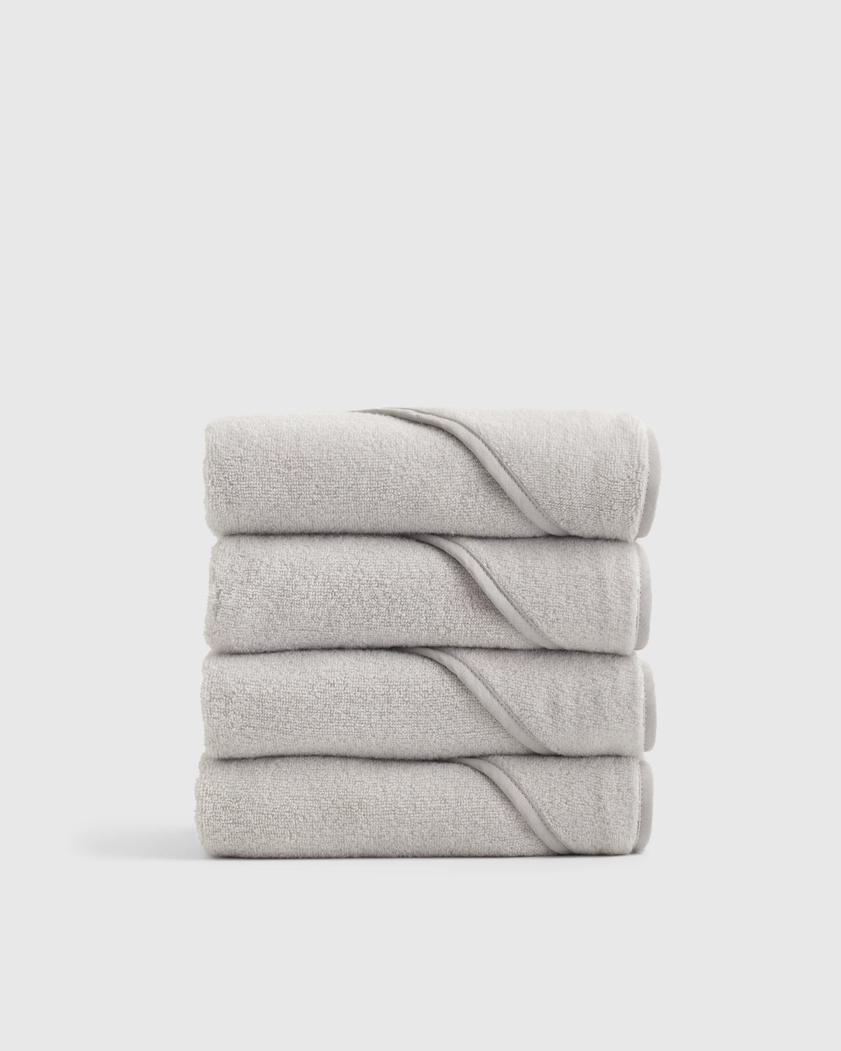 Organic Turkish Cotton Baby Hooded Towel Set 4-Pack - One Size / Light Blue