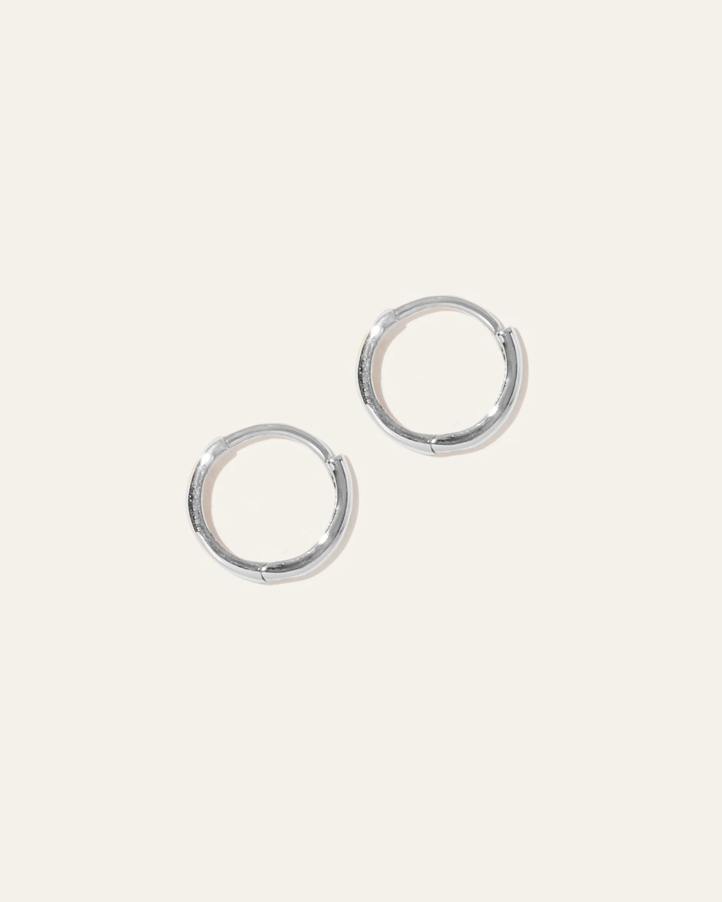 14K Gold Second Piercing Tiny Huggie - Pair - One Size / Yellow Gold