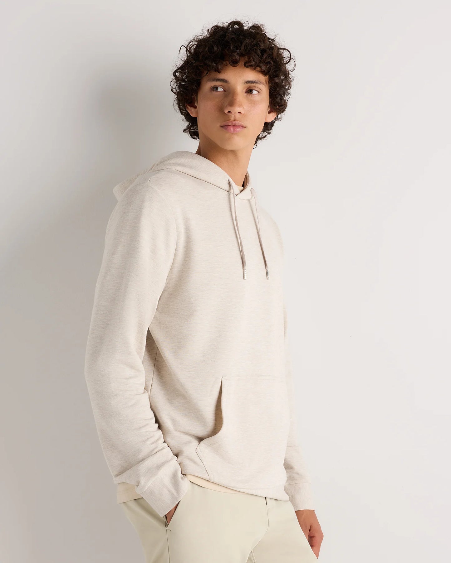 Supersoft Fleece Pullover Hoodie - XS / Heather Oatmeal