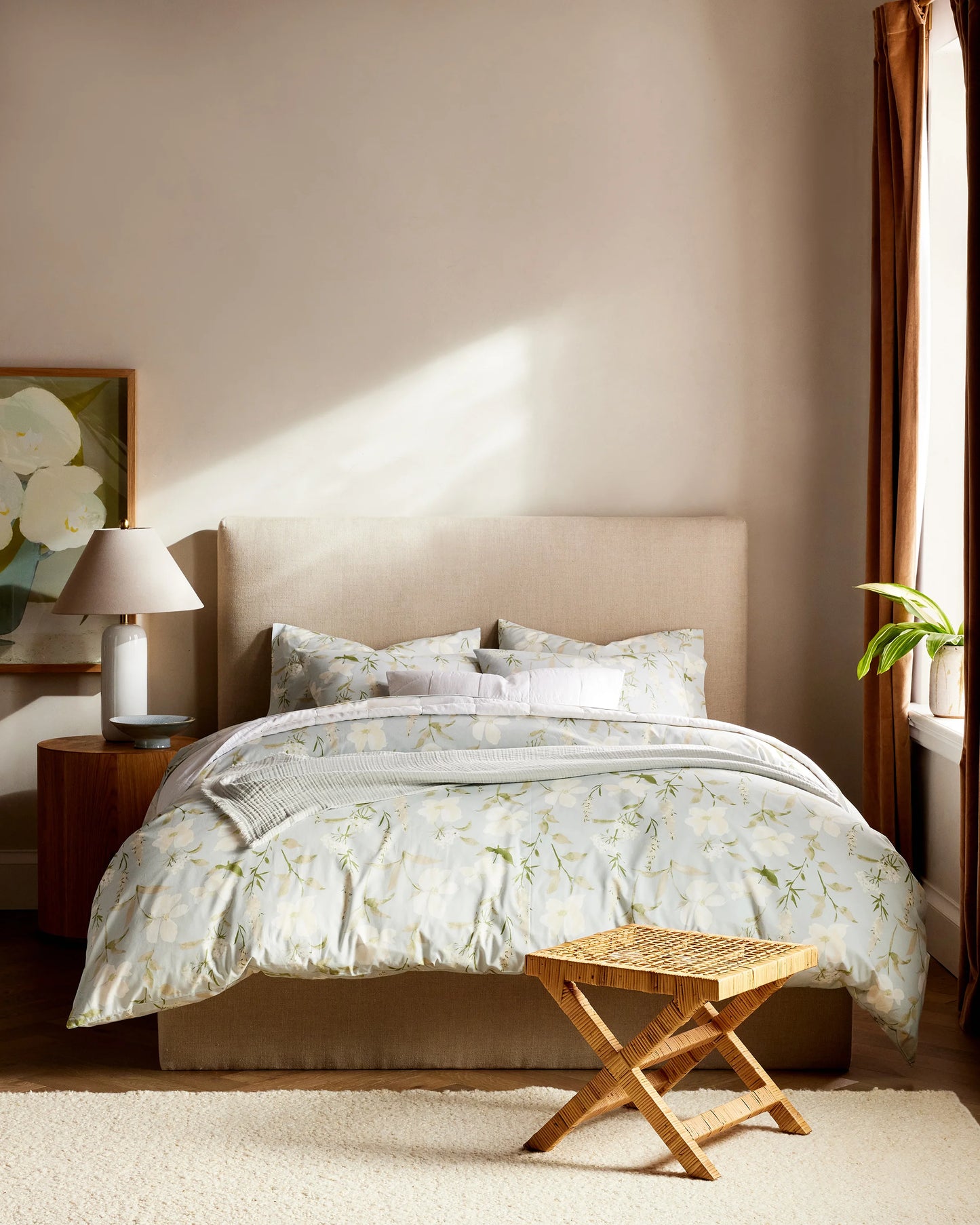 Organic Crisp Percale Sham Set - Standard / White