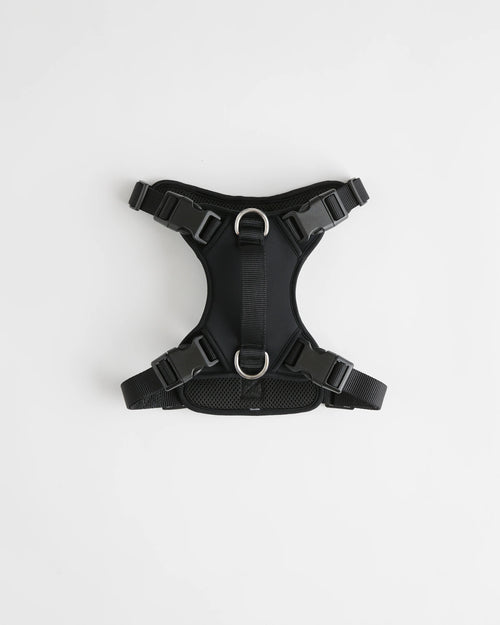 Neoprene Double Panel Dog Harness - XS / Black