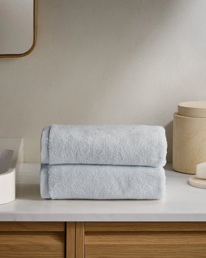 Plush Organic Turkish Cotton Bath Bundle (4 pieces) - One Size / White