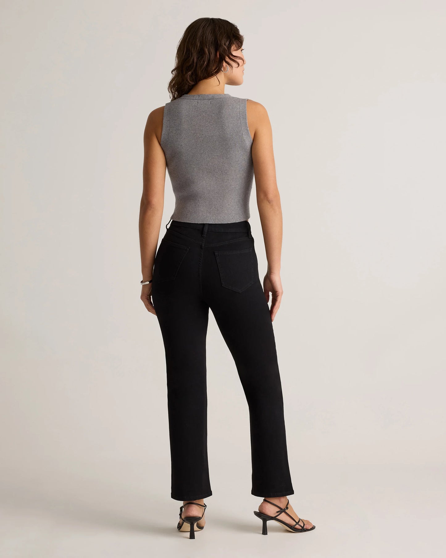 Bella Stretch Straight Jeans - 24 / Twilight Blue Fray