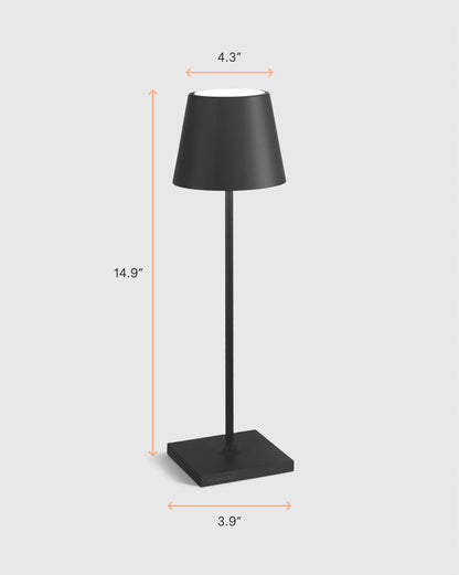 Poldina Pro Rechargeable Table Lamp by Zafferano - Regular / White