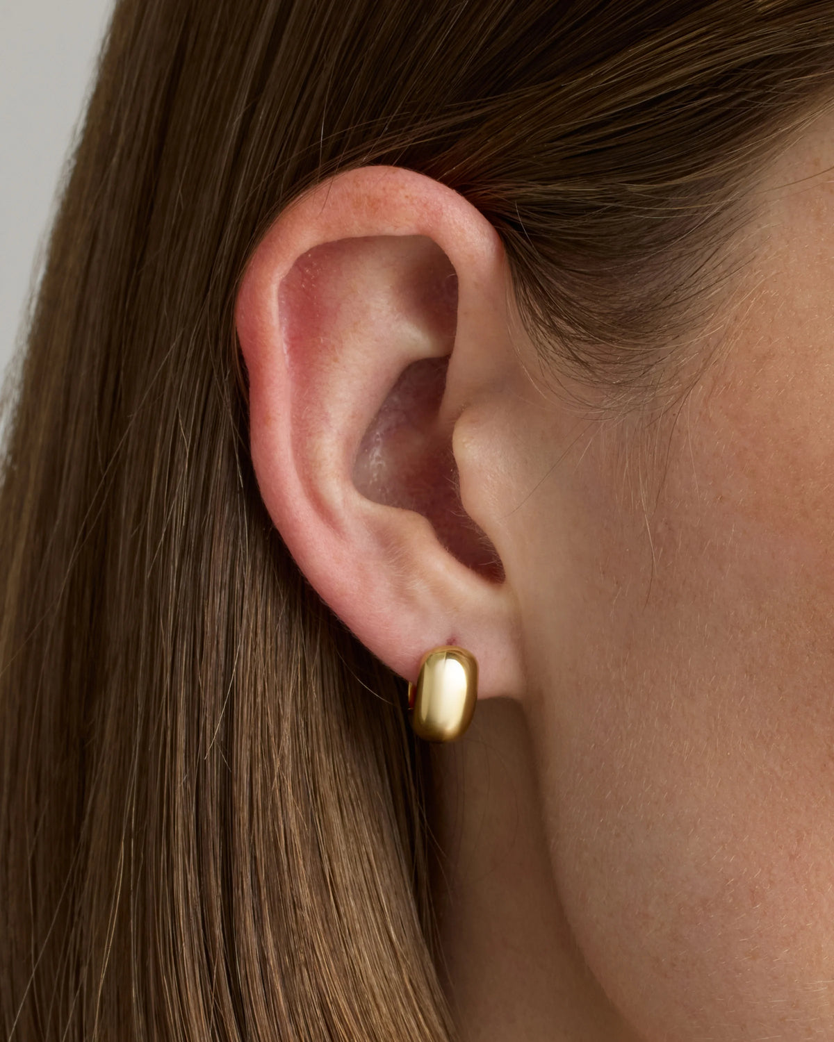 Dome Hoops - 12mm / Gold Vermeil