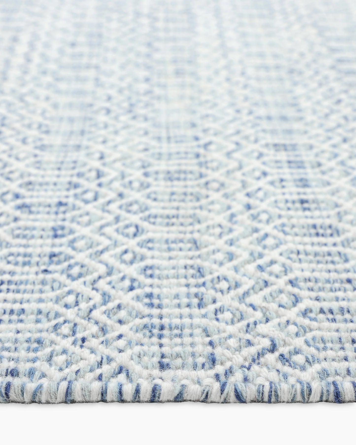 Vale Handwoven Wool Rug - 5' x 8' / Blue