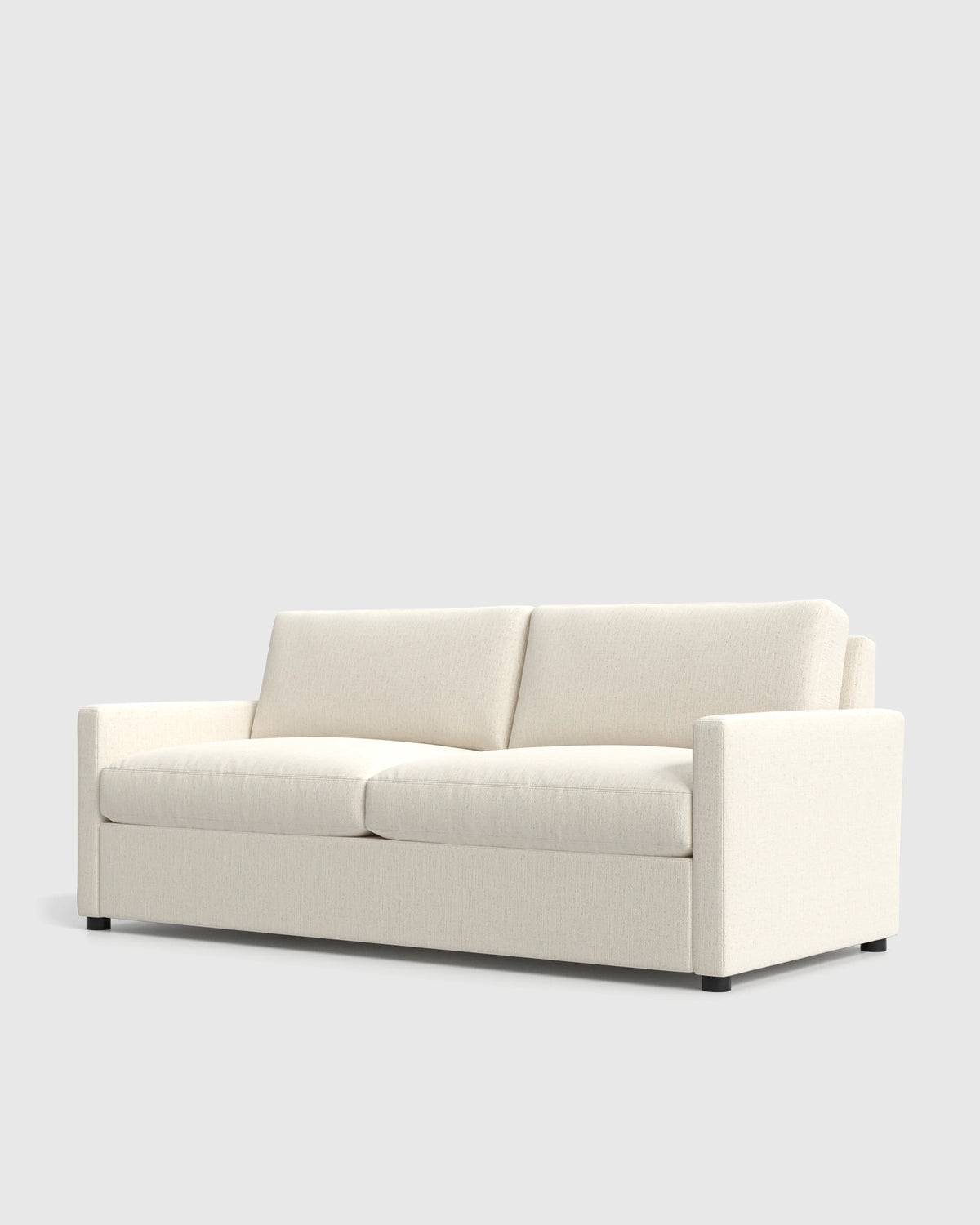 Brennan Sofa in Performance Chenille Linen Blend - 7ft / Snow