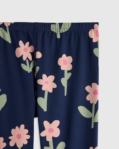 Organic Cotton Leggings - 6 / Red