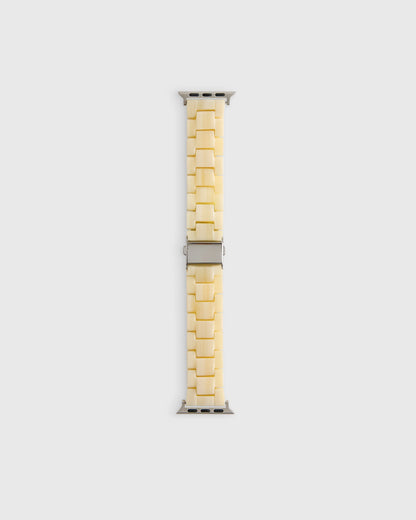 Acetate Smartwatch Band - 38mm - 42mm / Grey Tortoise