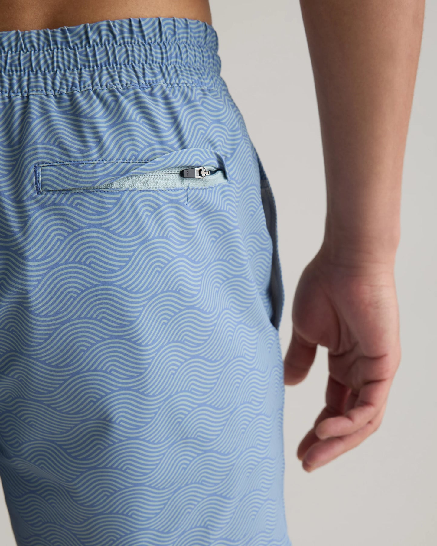 Italian Swim Trunks - 5.5" - XS / Navy Diamond Geo