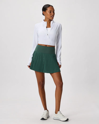 Court Sport Pleated Tennis Skirt - XS / Azul Blue