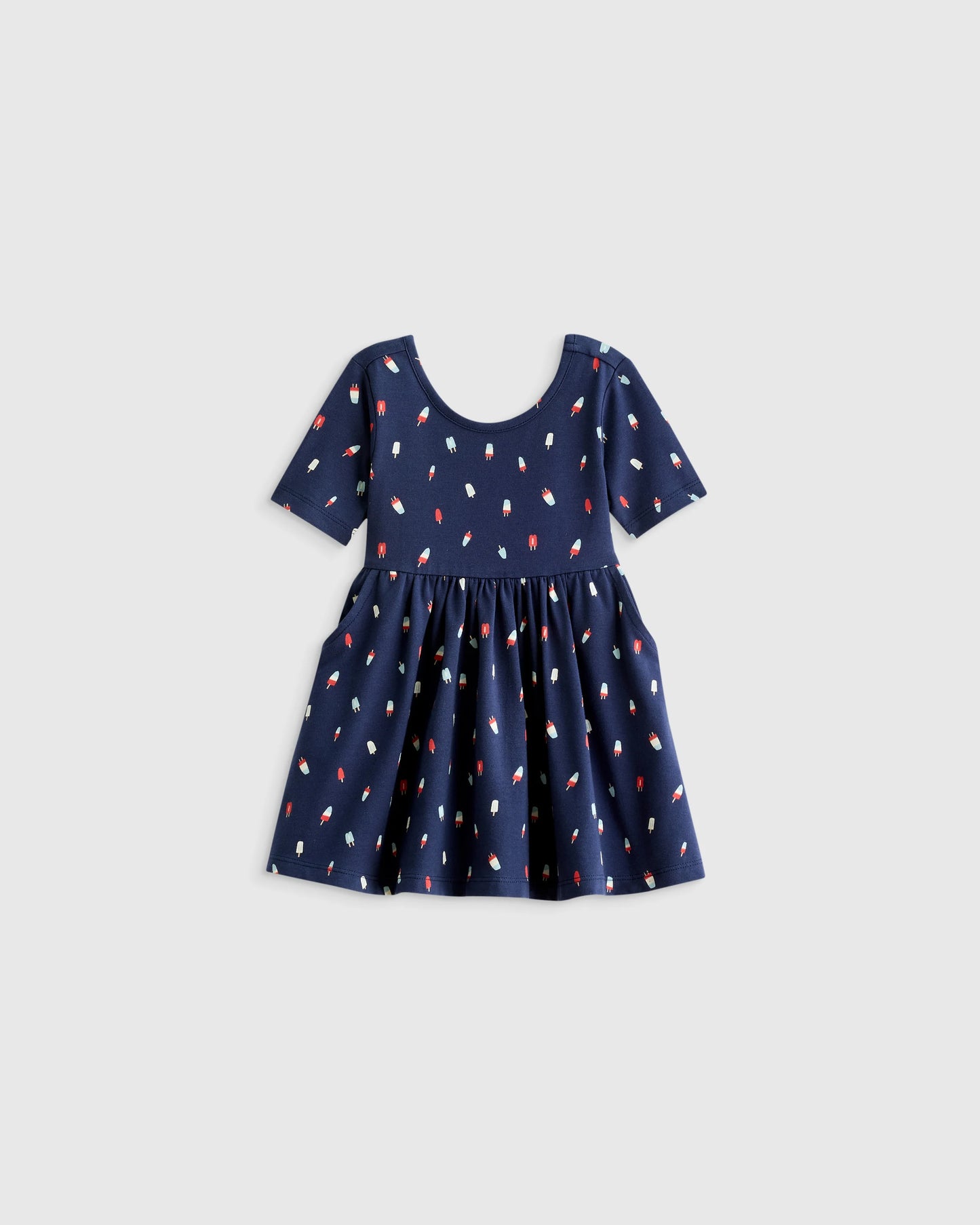 Organic Cotton Skater Dress - 3-6M / Animal Print