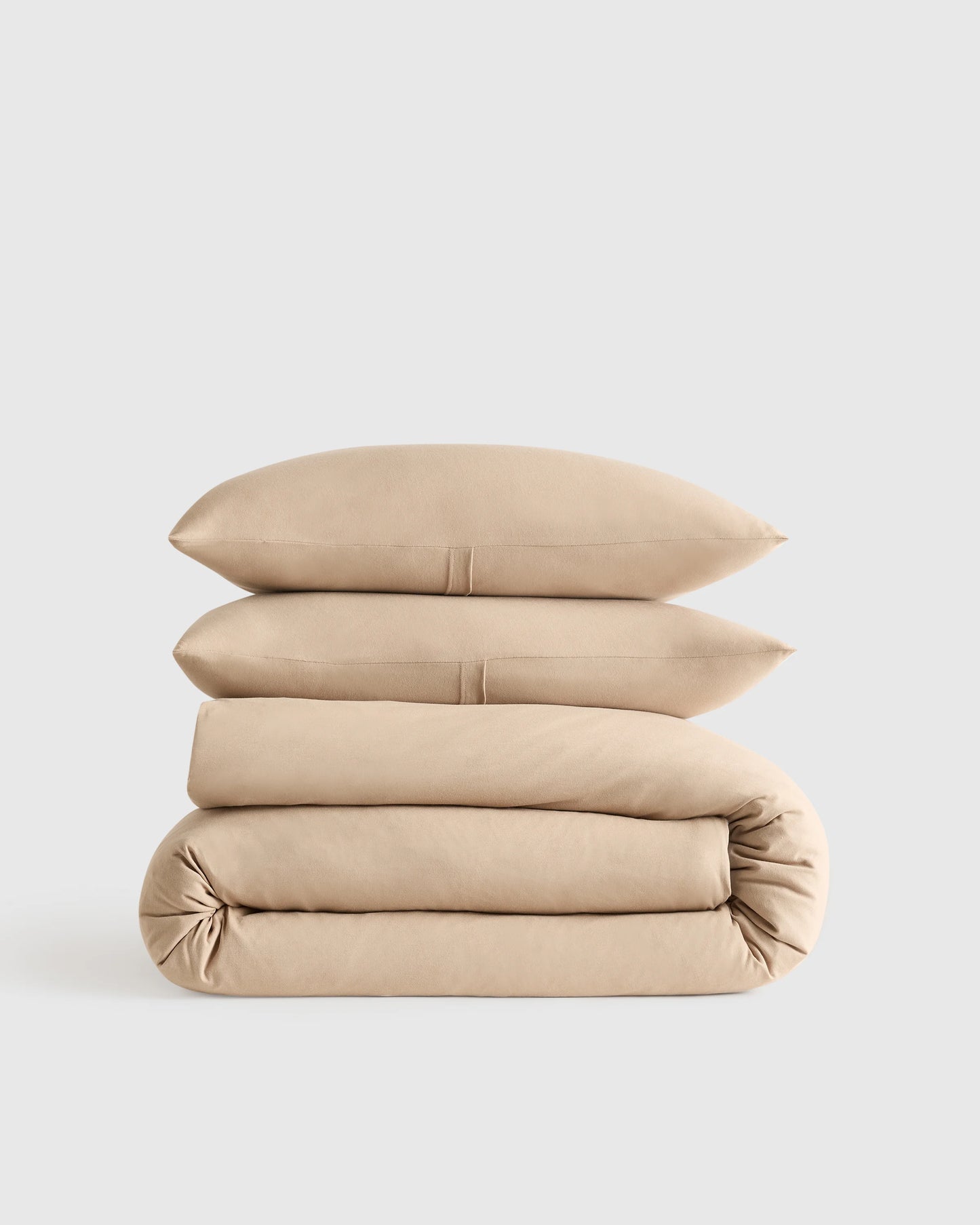 Organic Jersey Duvet Cover Set - Twin / Light Blue