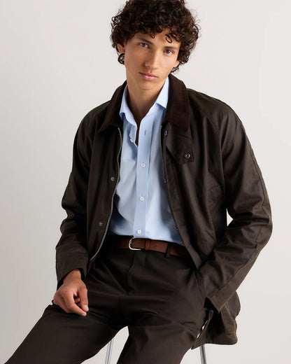 Organic Cotton Cashmere Dress Shirt - XS / Pale Blue