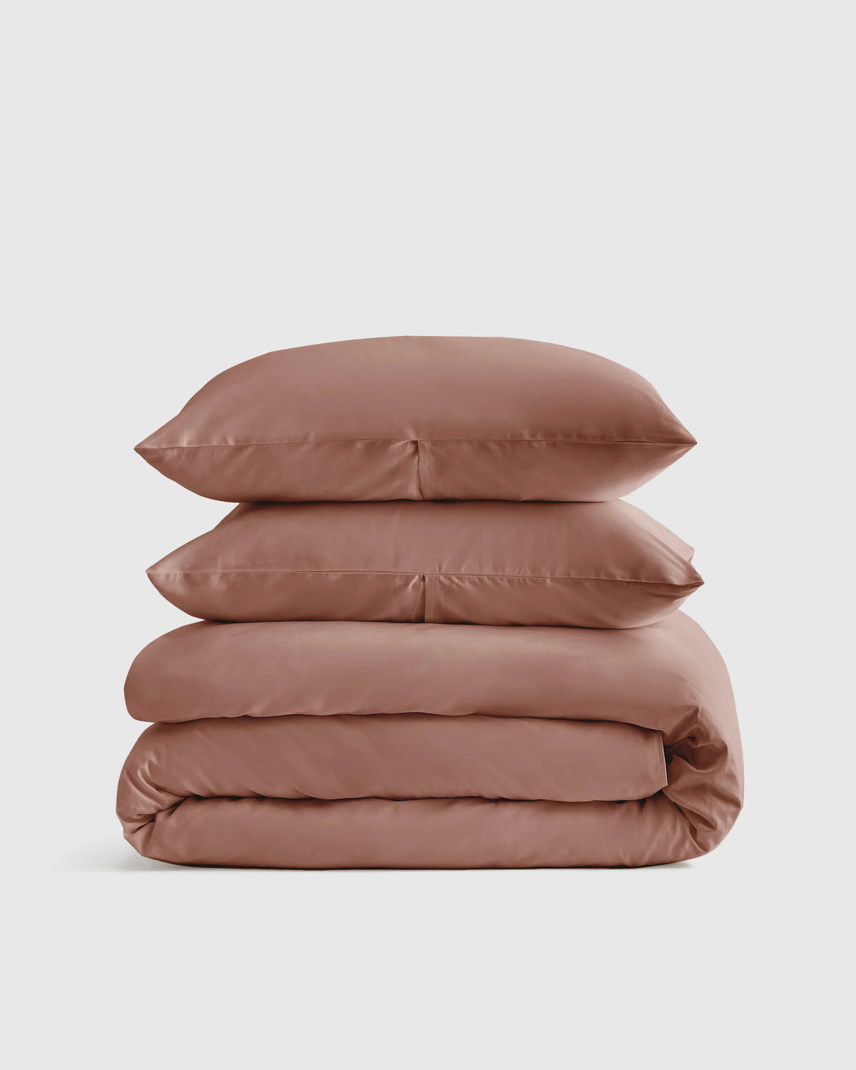Luxury Organic Sateen Duvet Cover Set - Twin / Ivory