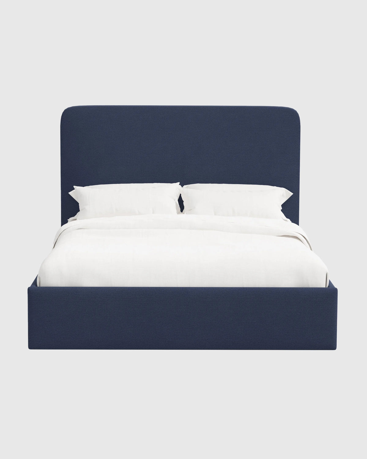 100% Linen Curved Bed - Full / Canvas