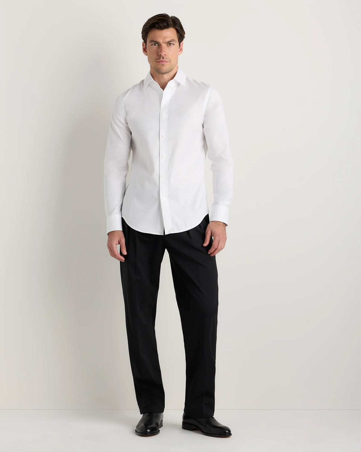 Organic Cotton Oxford Non-Iron Dress Shirt - S / Pale Blue